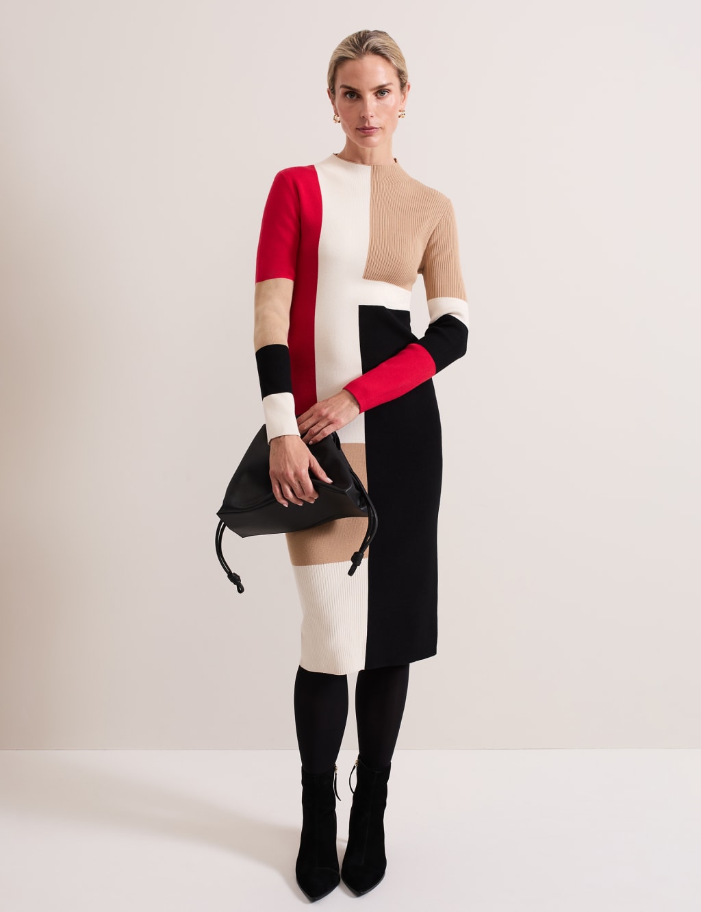 Block Colour Bodycon Dress