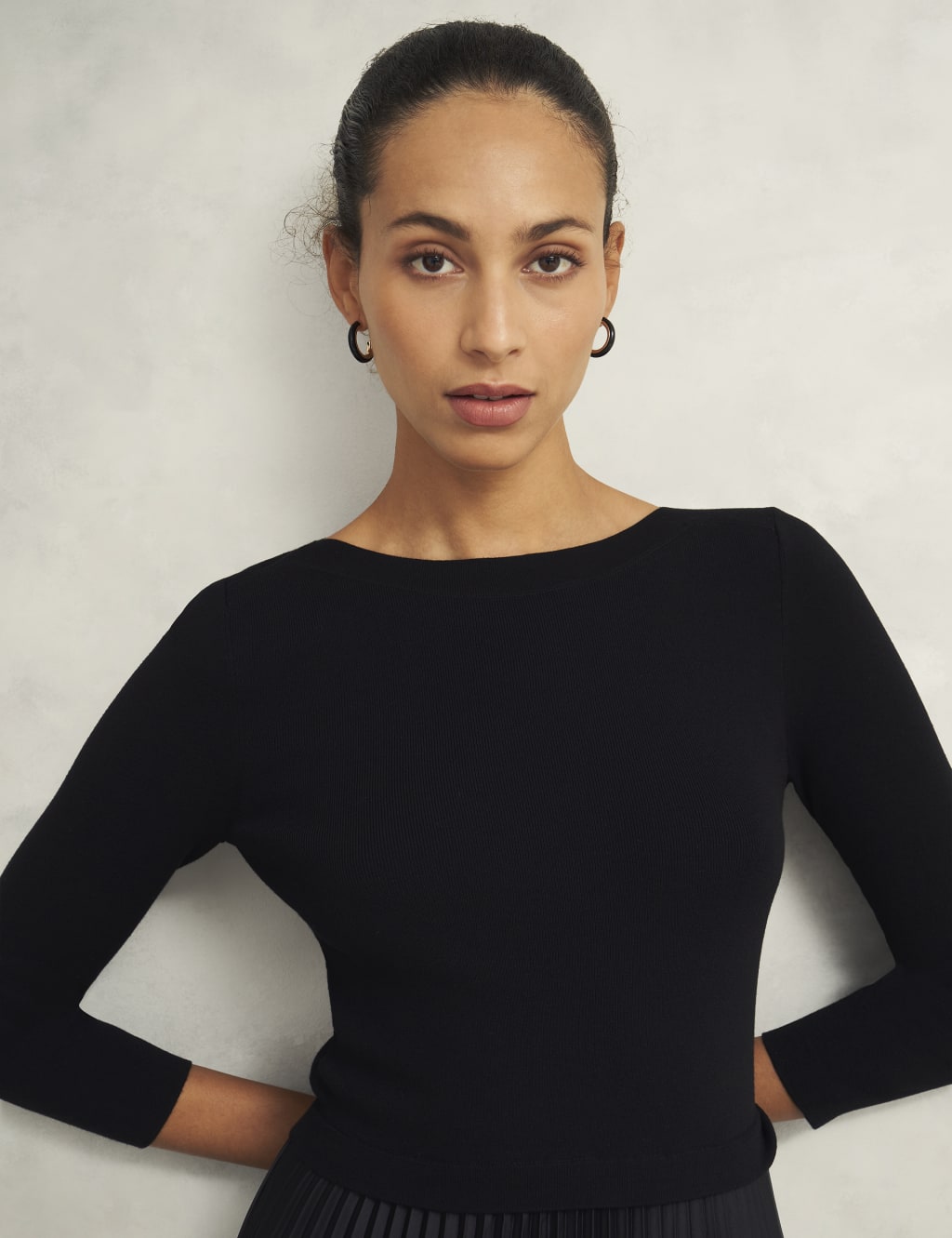 Knitted Pleated Midi Dress 5 of 8