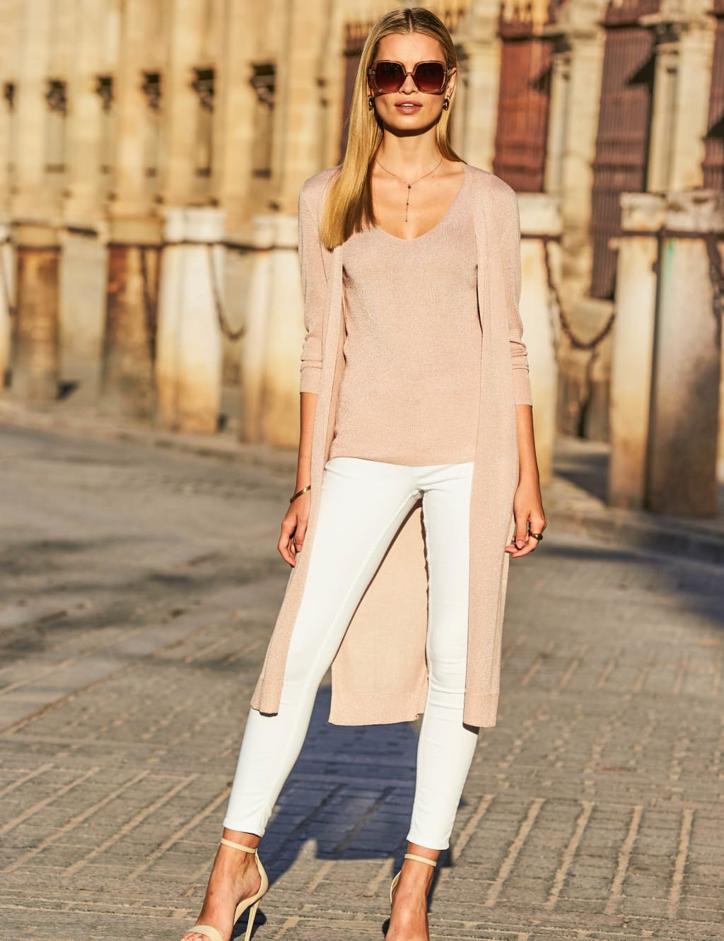 Sparkly Edge to Edge Longline Cardigan 1 of 1