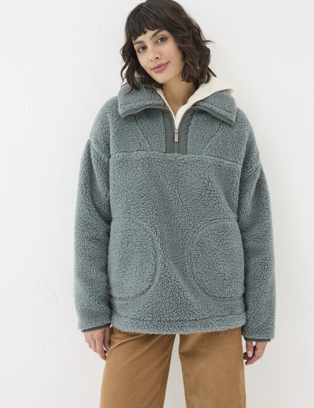 Fat face half zip jumper new arrivals