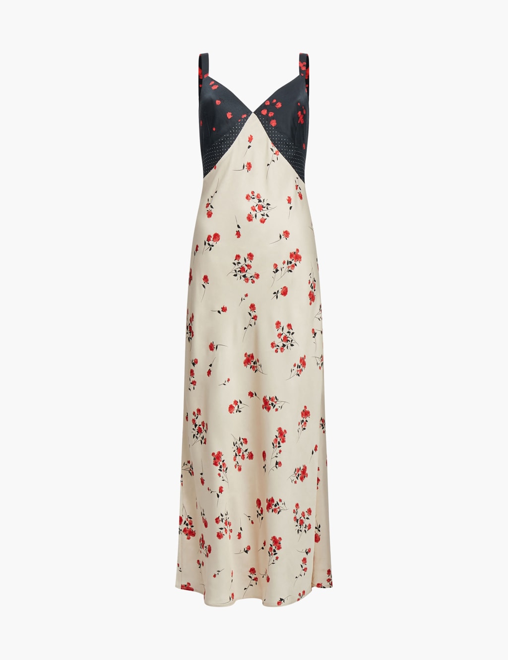Midi floral slip dress clearance