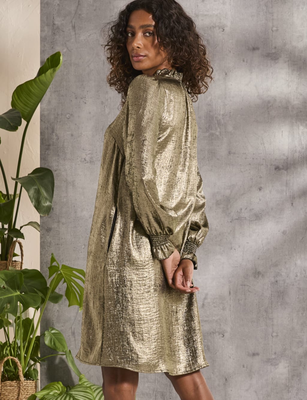 Button shift dress cheap