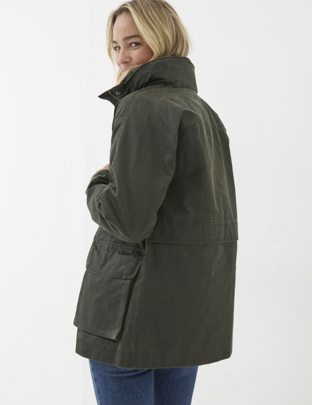 Cotton Rich Longline Utility Jacket