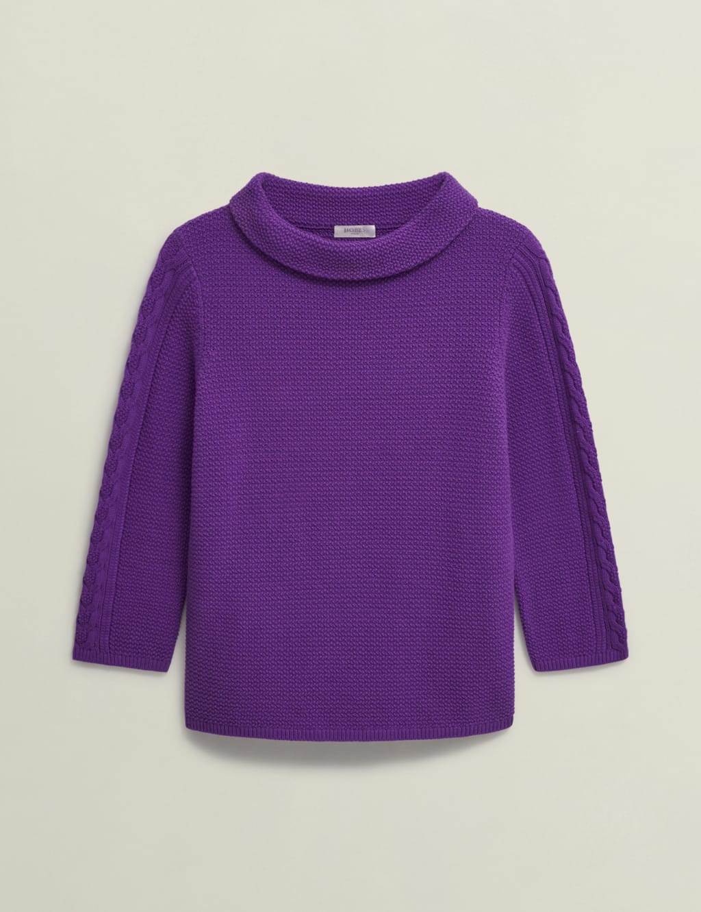 Pure Cotton Textured Jumper 2 of 6