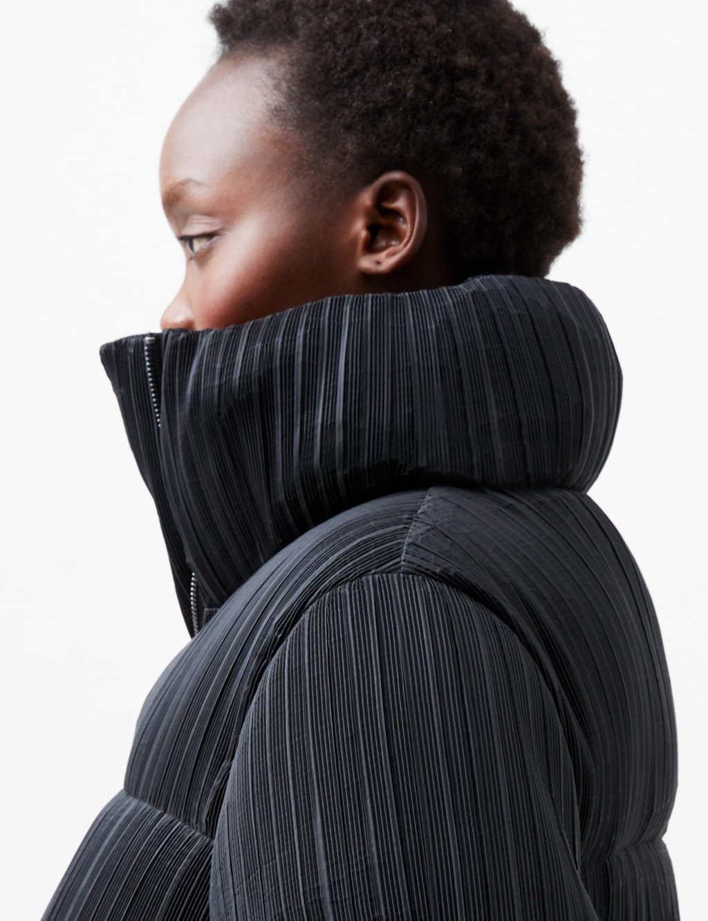 Textured Puffer Coat 3 of 4