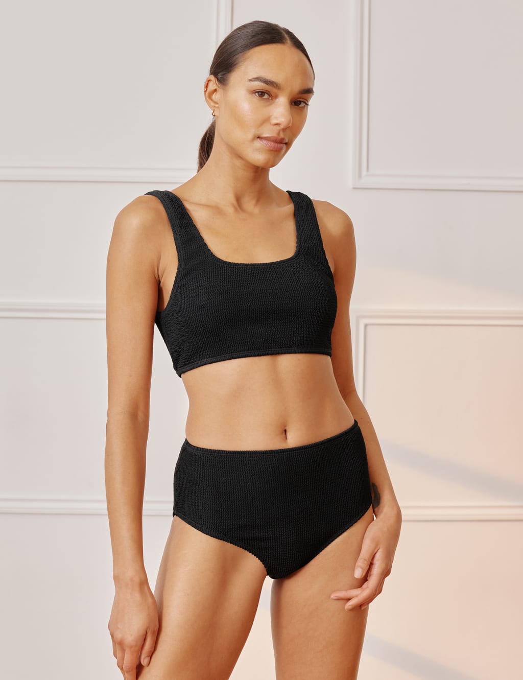 Marks and spencer black bikini shop
