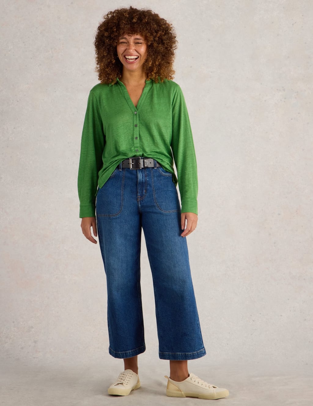 Pure Linen Collared Shirt 3 of 6