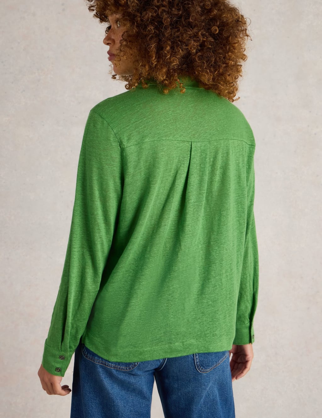 Pure Linen Collared Shirt 4 of 6