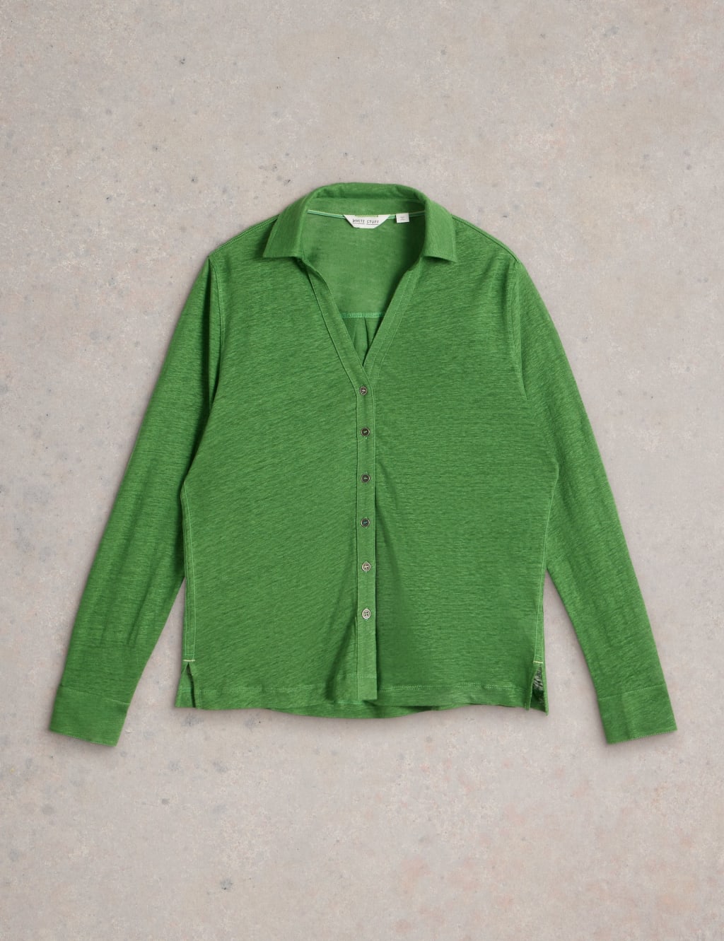 Pure Linen Collared Shirt 2 of 6