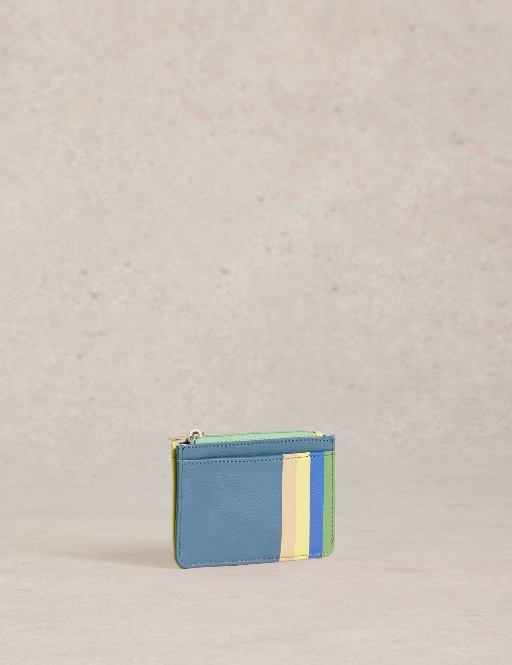 Leather Colour Block Cardholder Purse 2 of 4