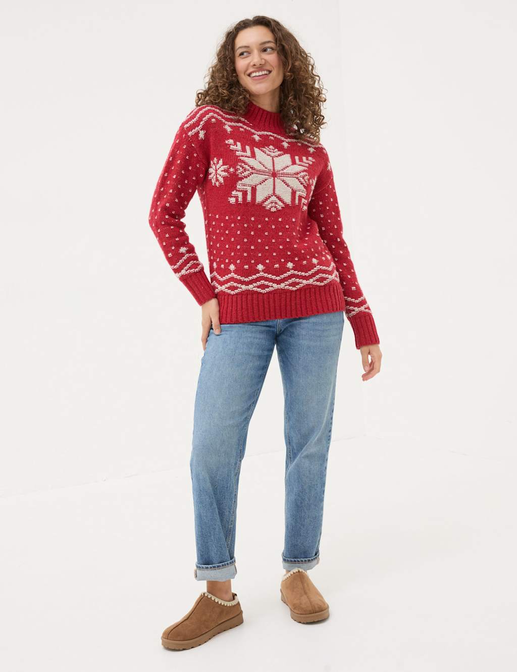 Wool Blend Snowflake Jumper 3 of 6