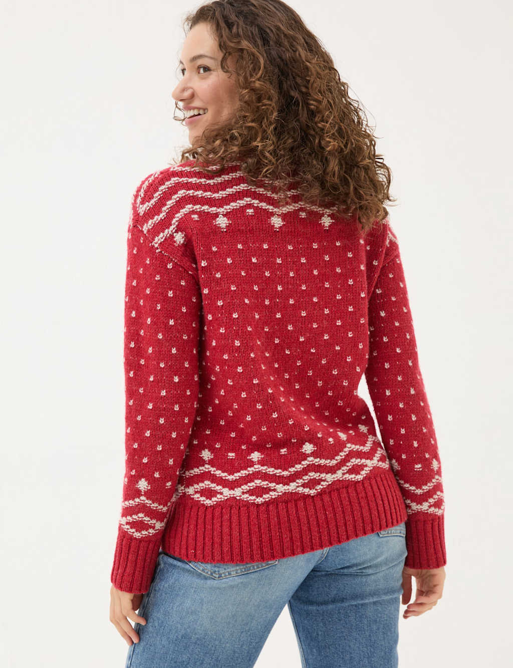 Wool Blend Snowflake Jumper 4 of 6