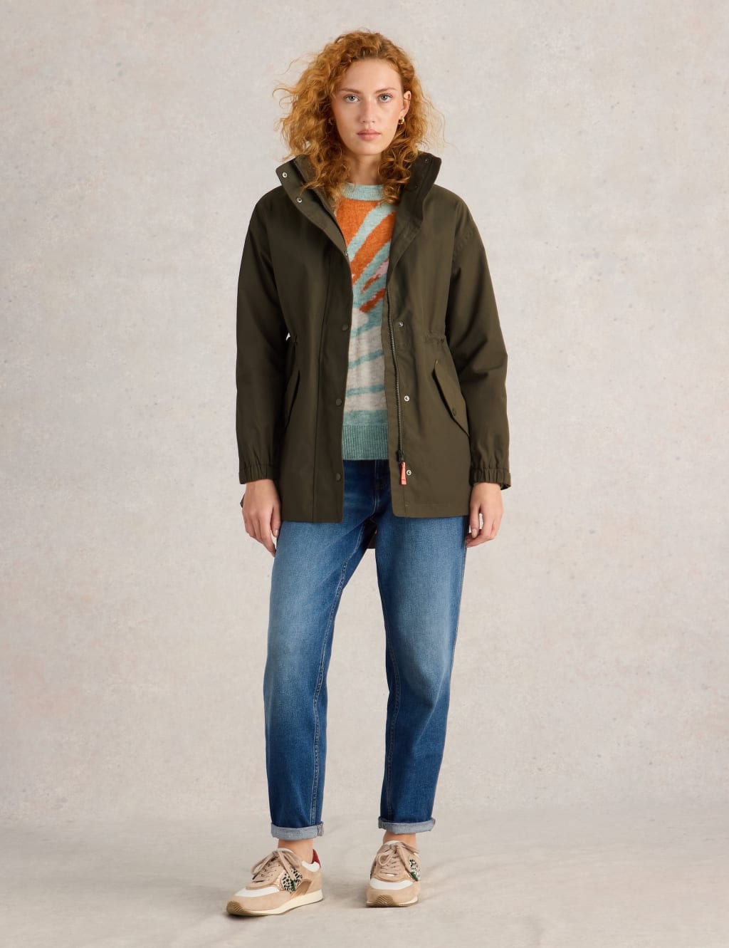 Waterproof Funnel Neck Raincoat 3 of 6