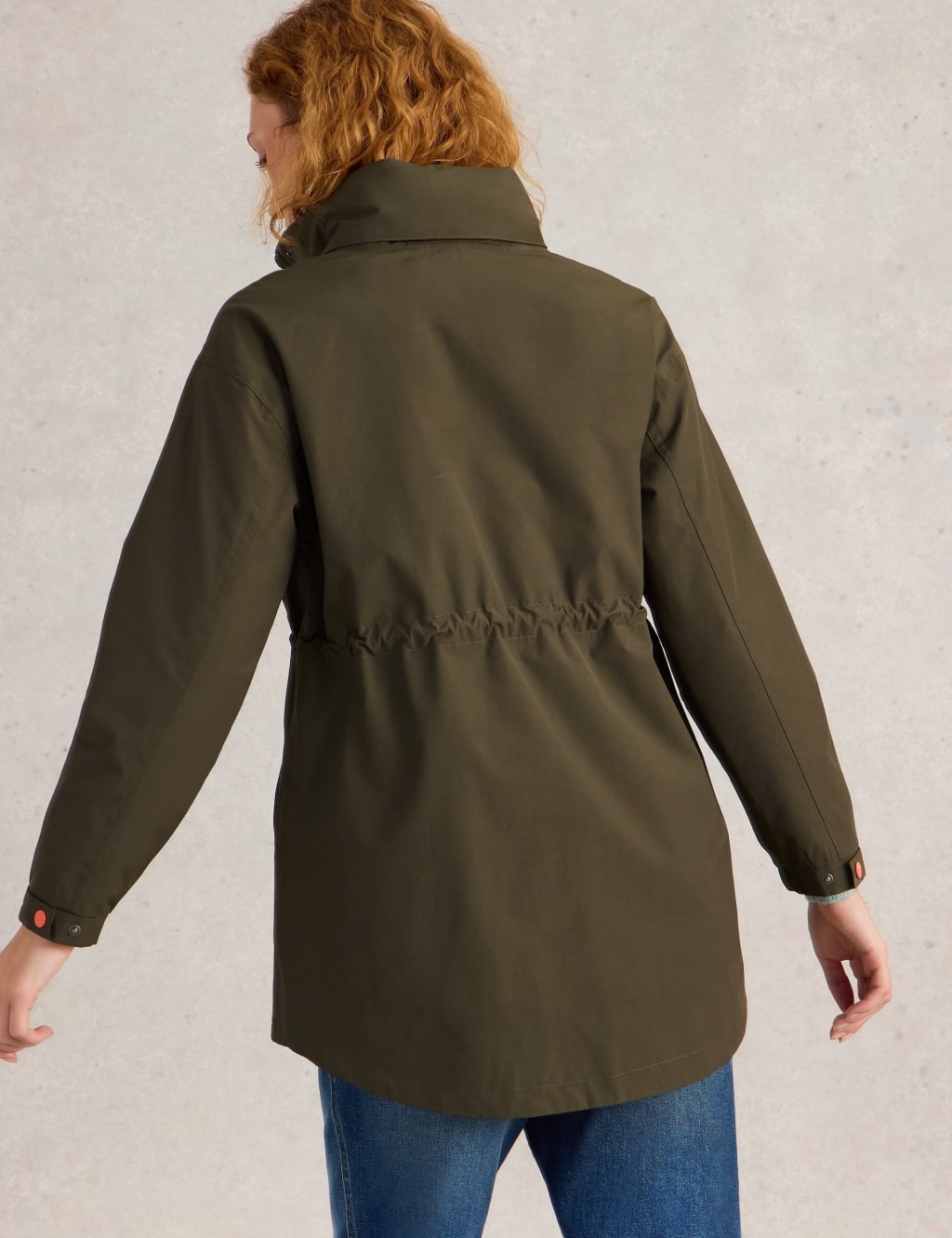 Waterproof Funnel Neck Raincoat 4 of 6