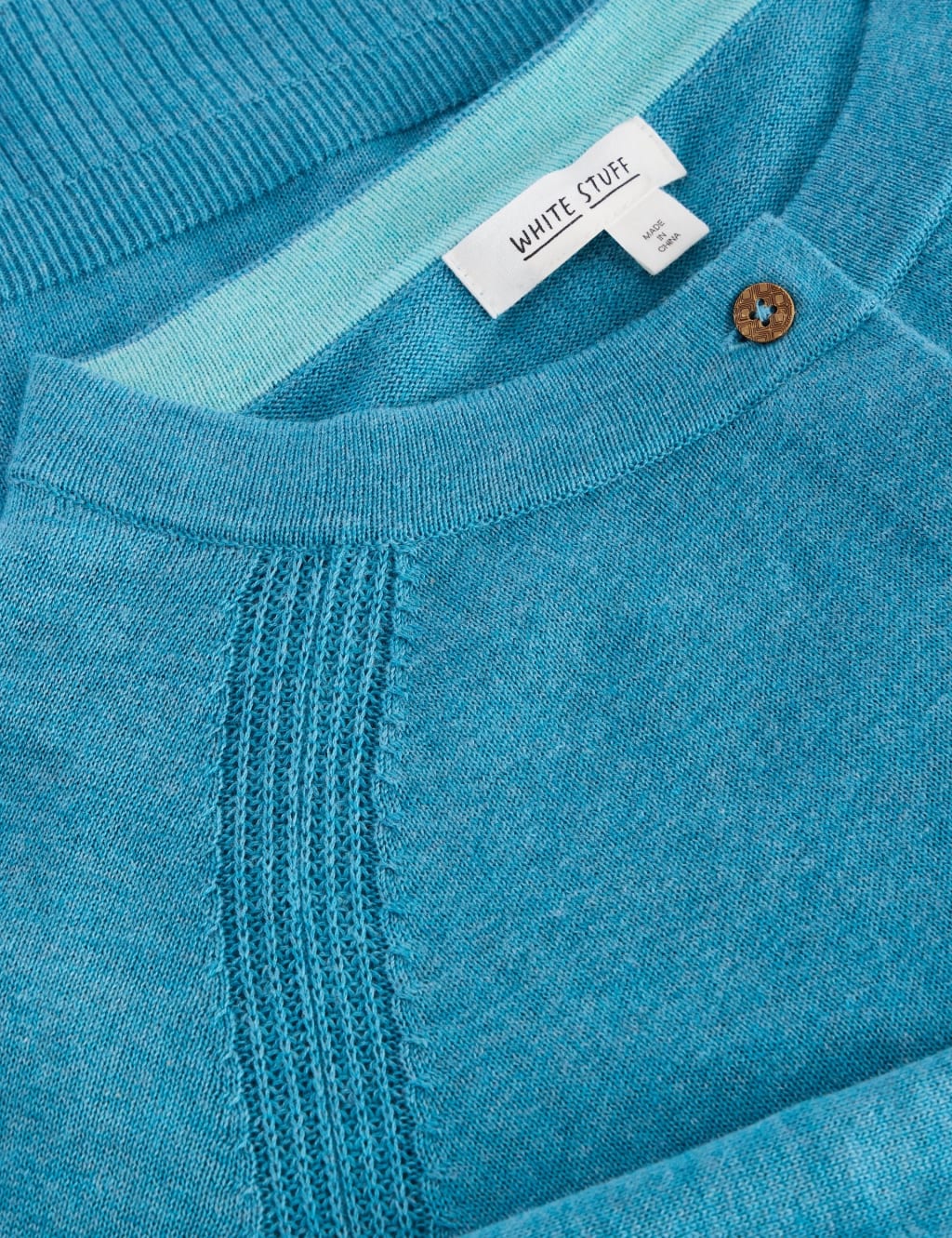 Pure Cotton Crew Neck Cardigan 7 of 7