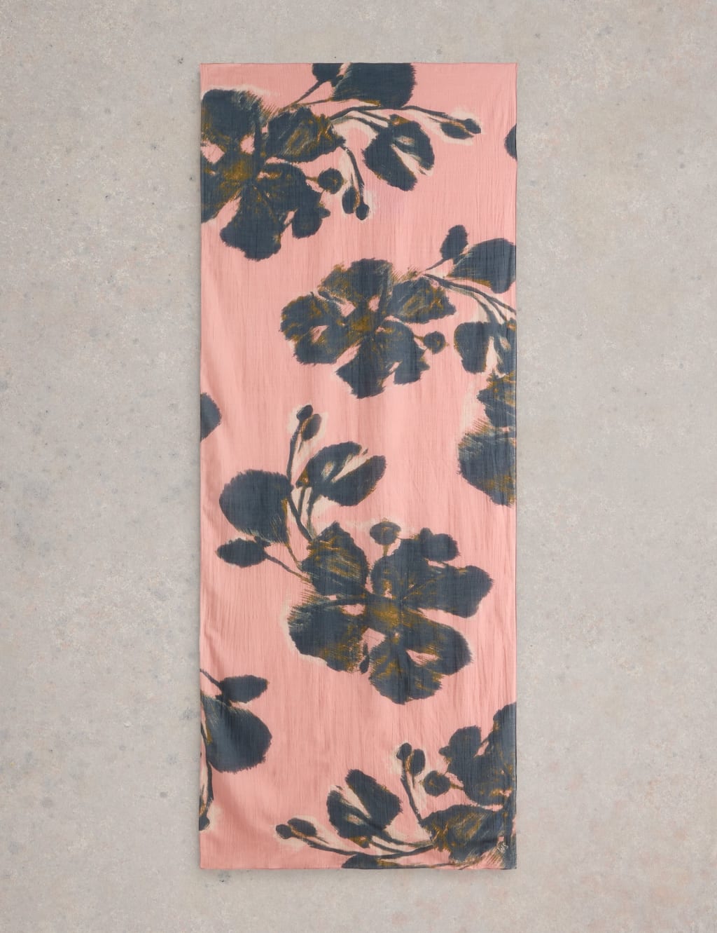 Cotton Blend Floral Scarf 2 of 3