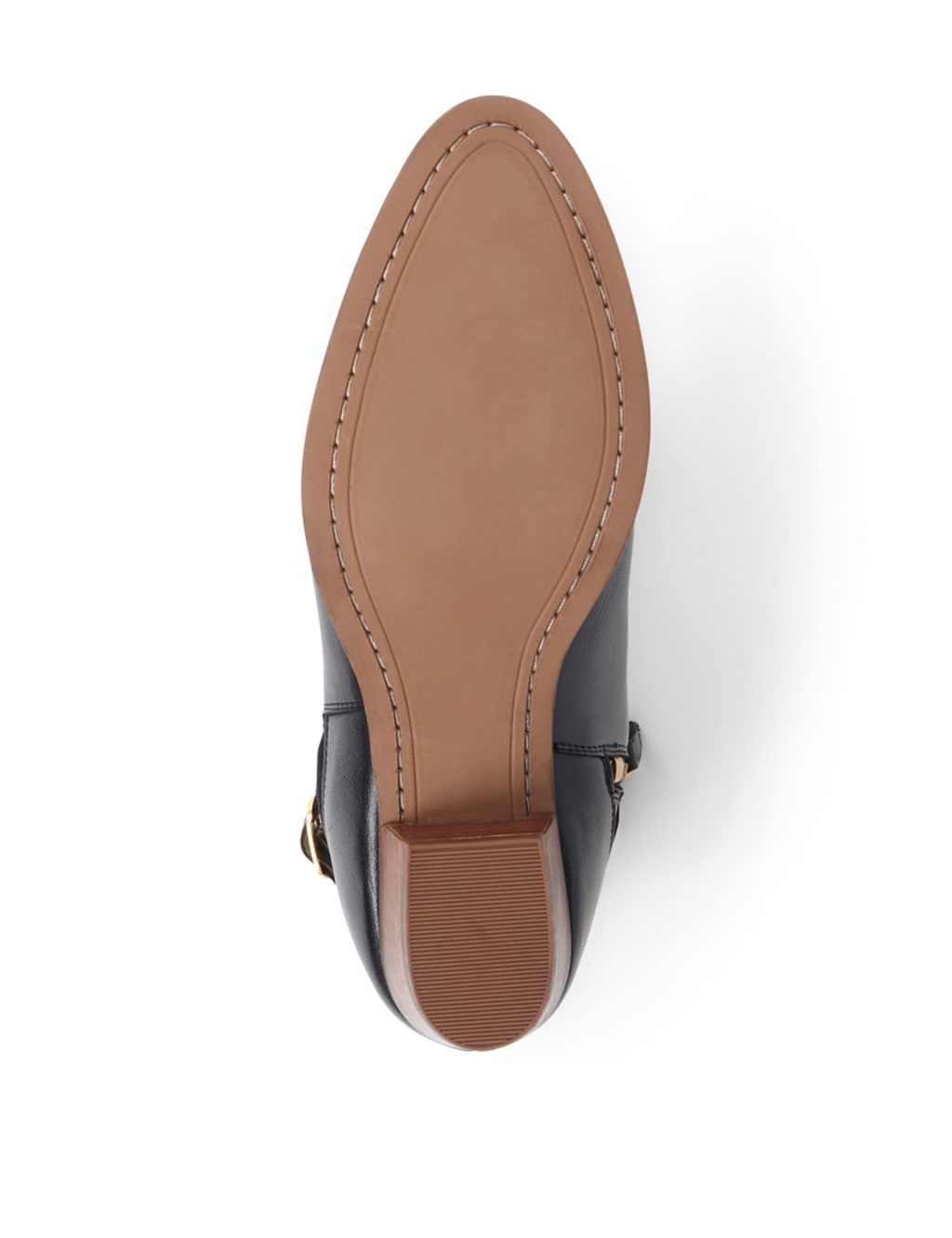 Leather Block Heel Ankle Boots 5 of 6