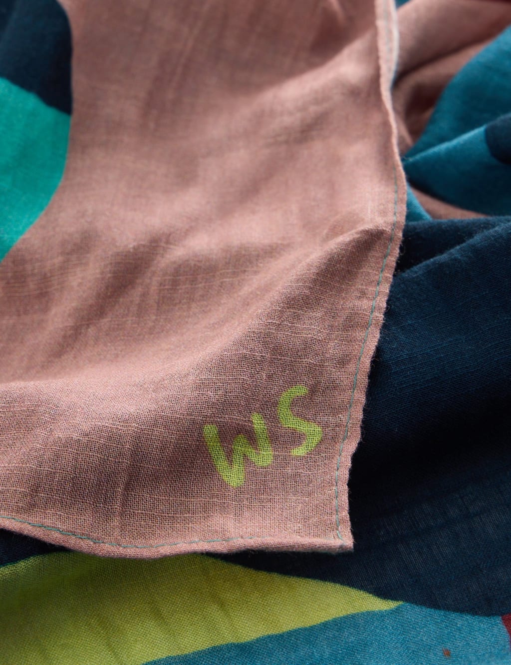 Cotton Blend Printed Floral Scarf 3 of 3