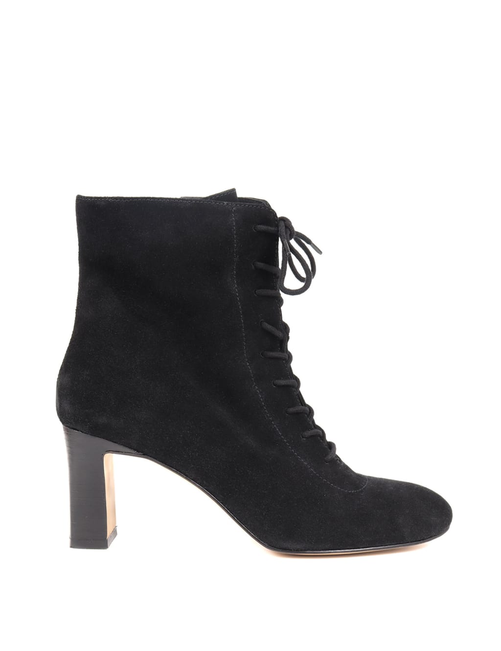Lace up ankle heel boots sales