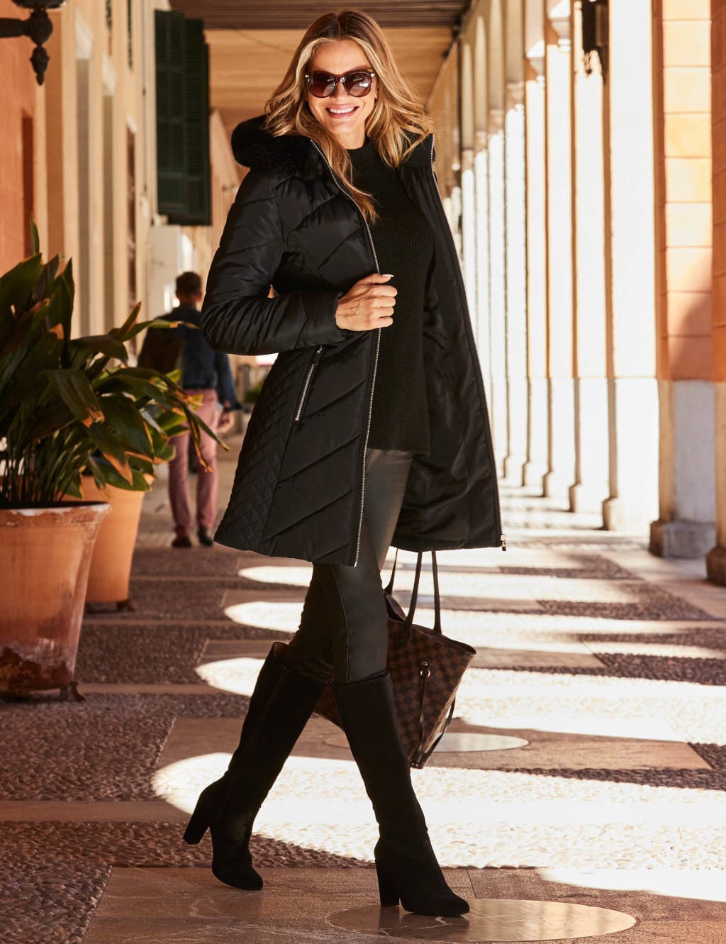 Padded fitted coat 2025