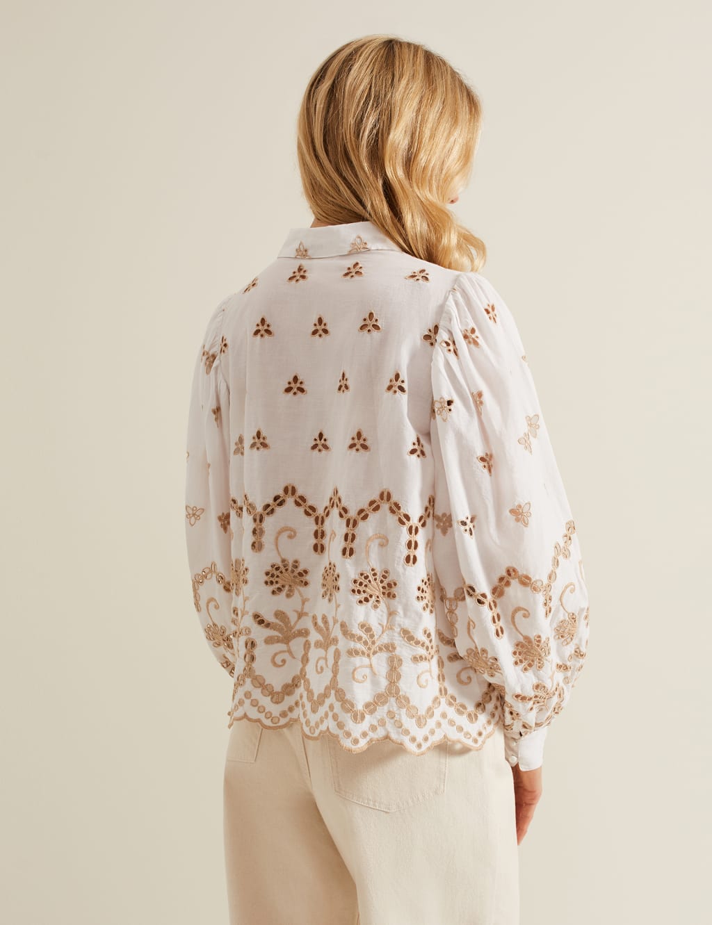 Pure Cotton Broderie Shirt 4 of 6