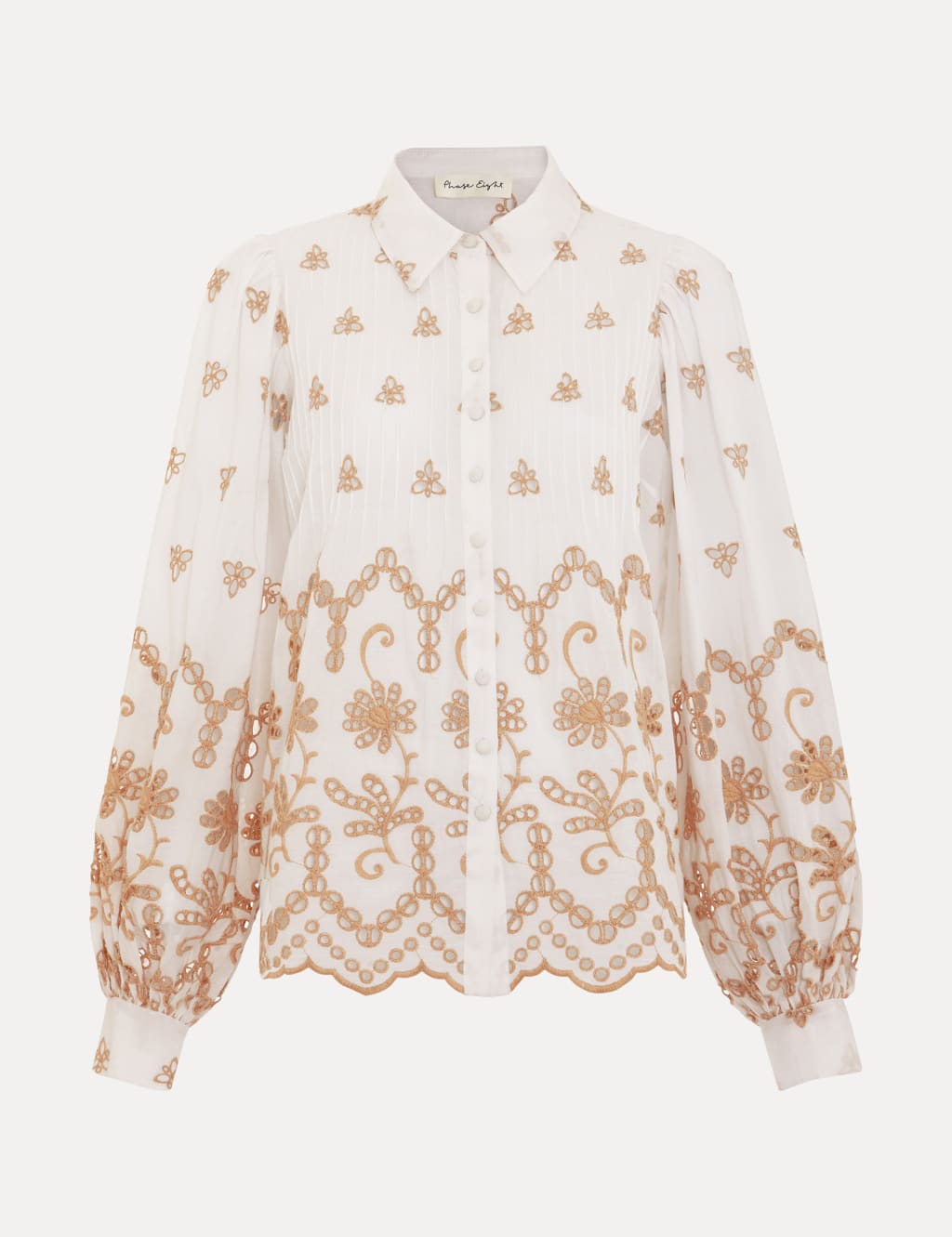 Pure Cotton Broderie Shirt 2 of 6