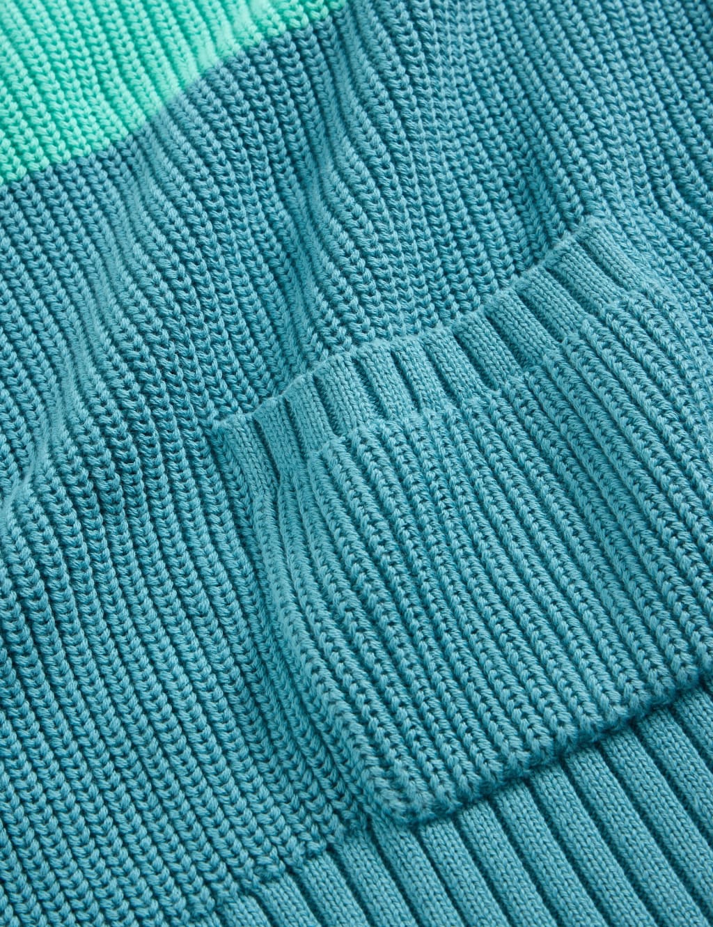 Pure Cotton Textured Crew Neck Jumper 6 of 6