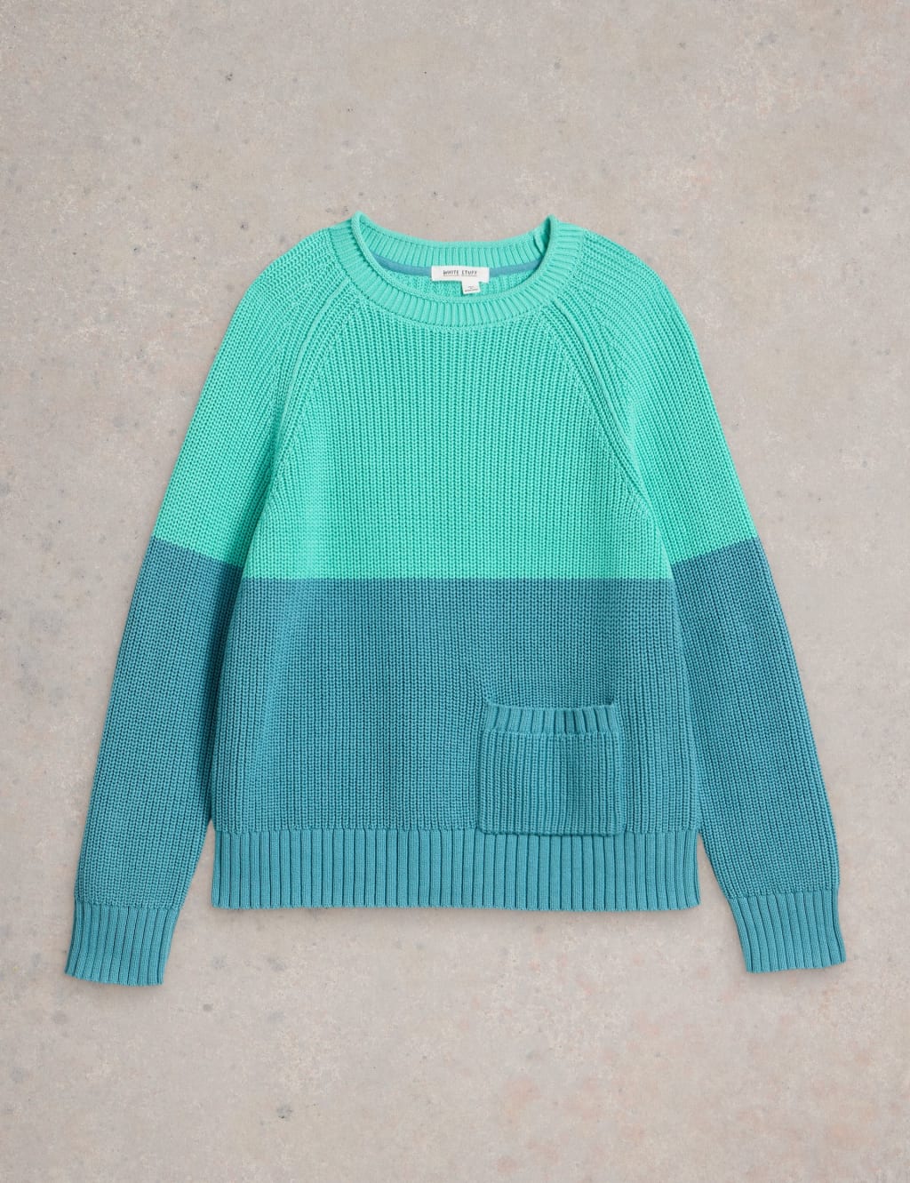 Pure Cotton Textured Crew Neck Jumper 2 of 6
