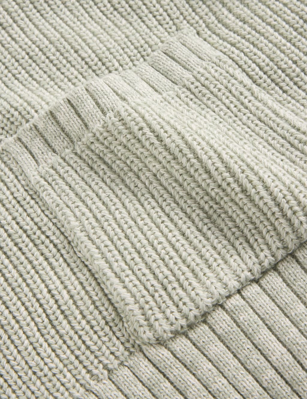 Pure Cotton Textured Crew Neck Jumper 6 of 6