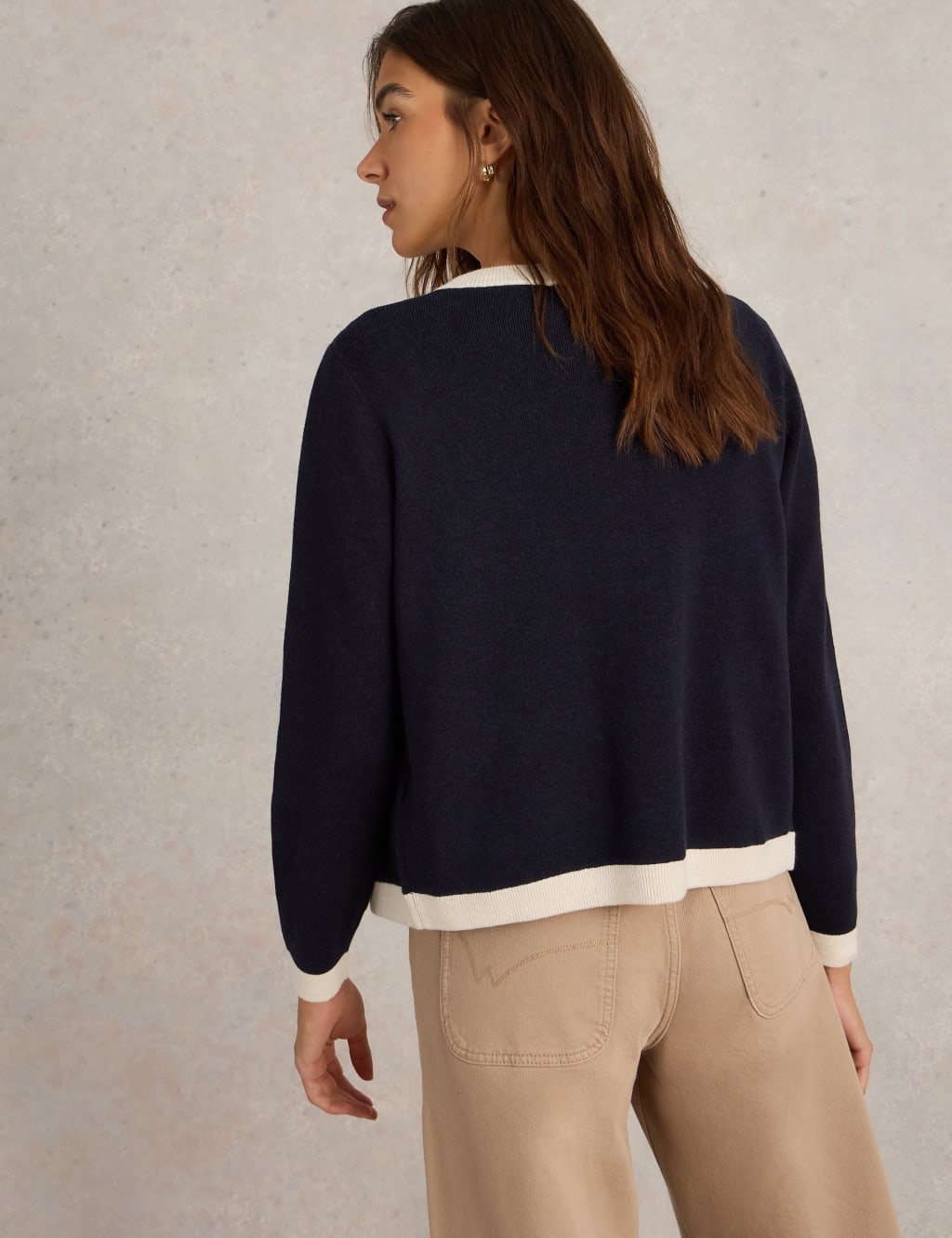 Pure Cotton Textured Cardigan 4 of 6