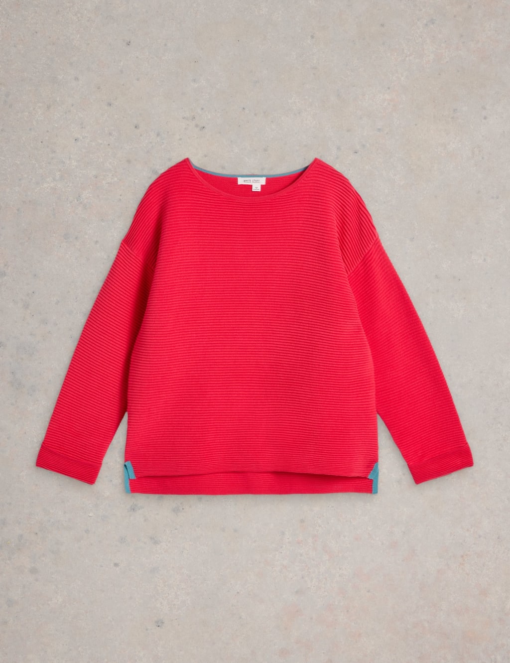 Pure Cotton Textured Crew Neck Jumper 2 of 6