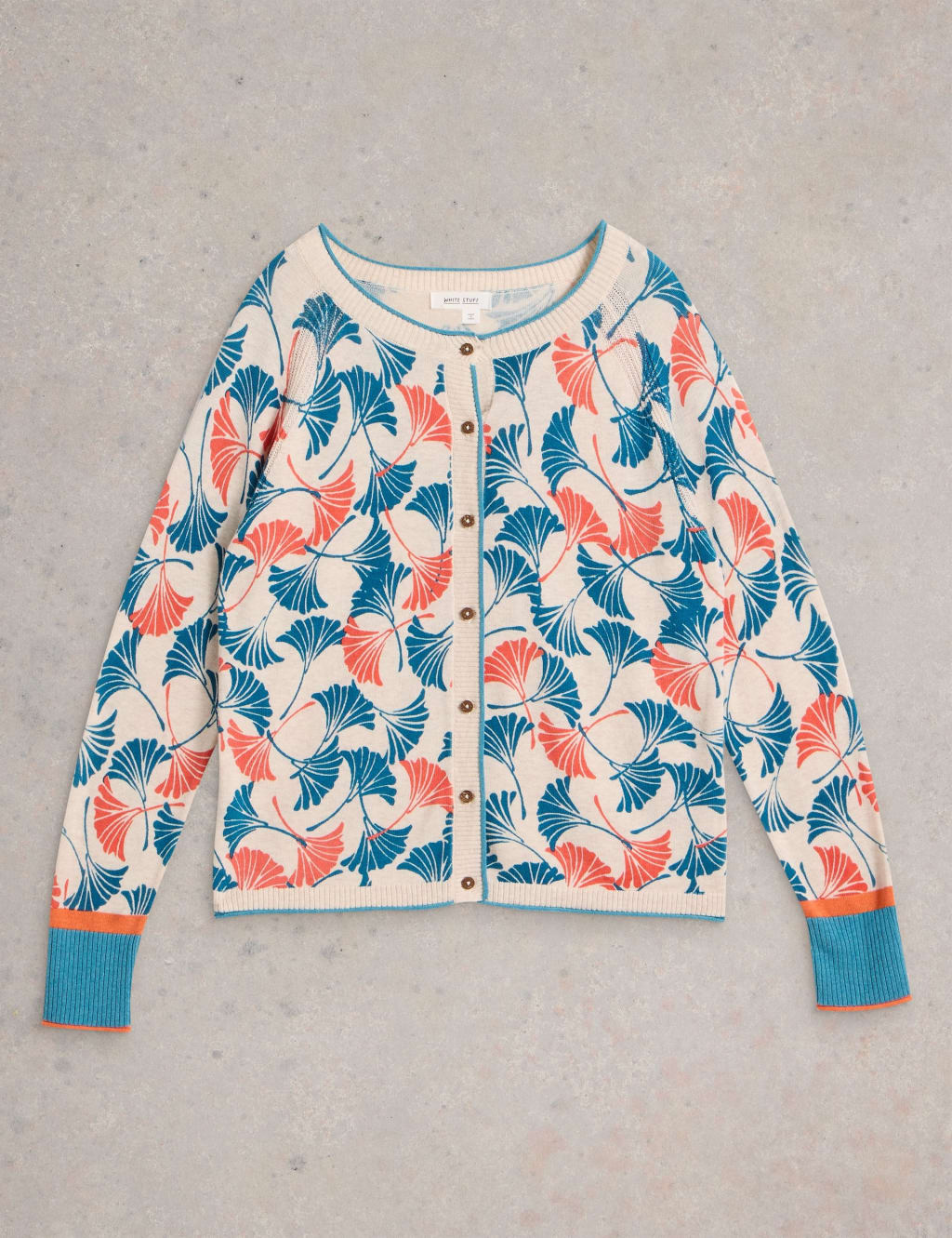 Pure Cotton Printed Cardigan 2 of 6
