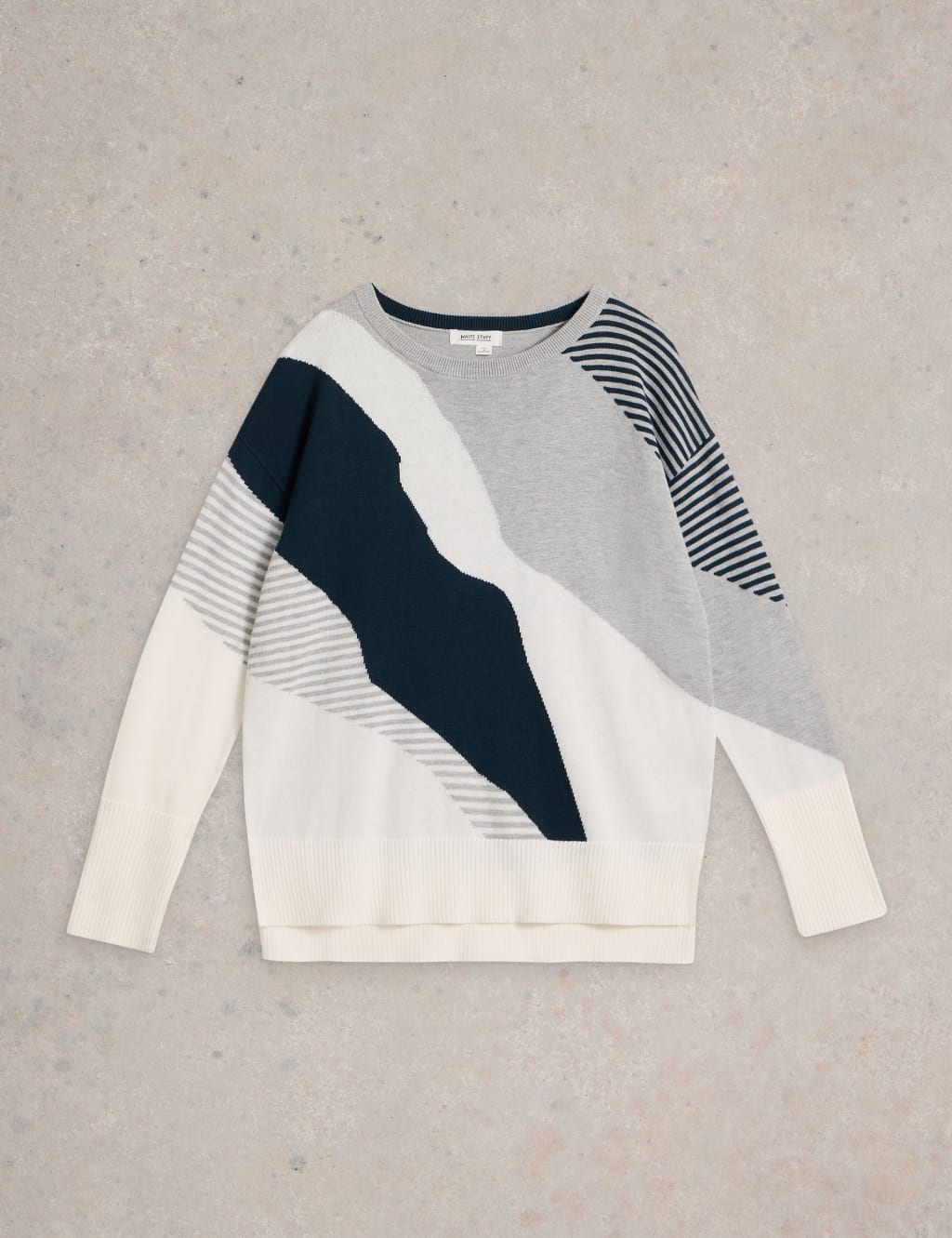 Cotton Blend Abstract Jumper 2 of 6