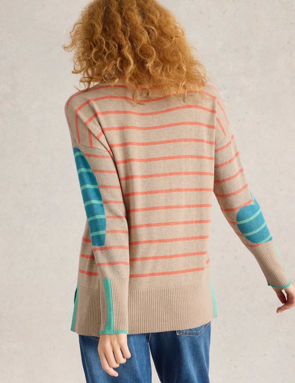 Cotton Rich Striped Heart Jumper 4 of 6