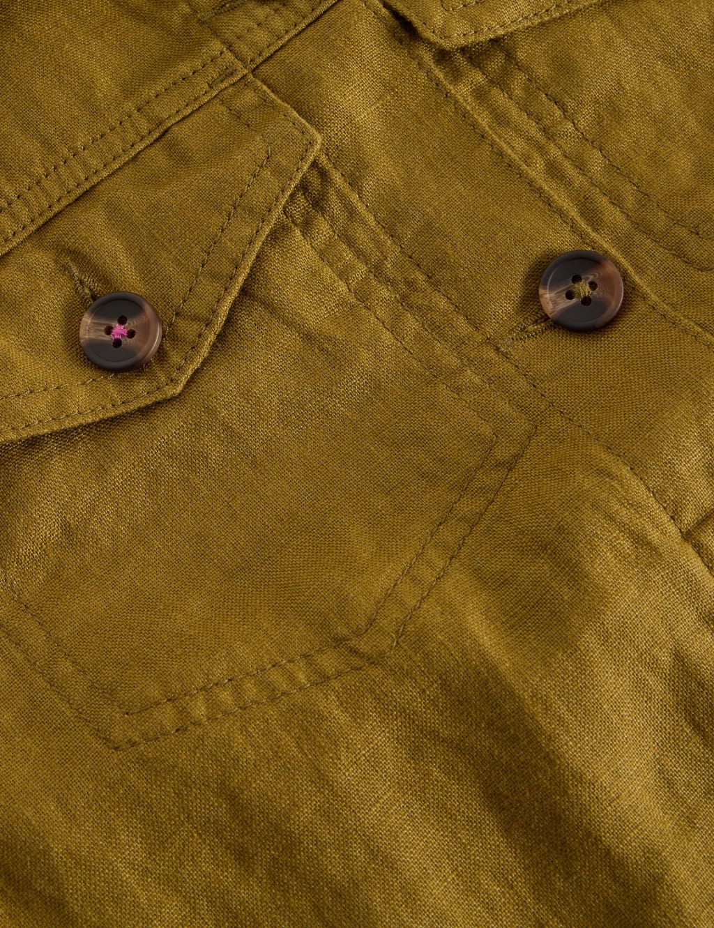 Pure Linen Lightweight Collared Jacket 6 of 6