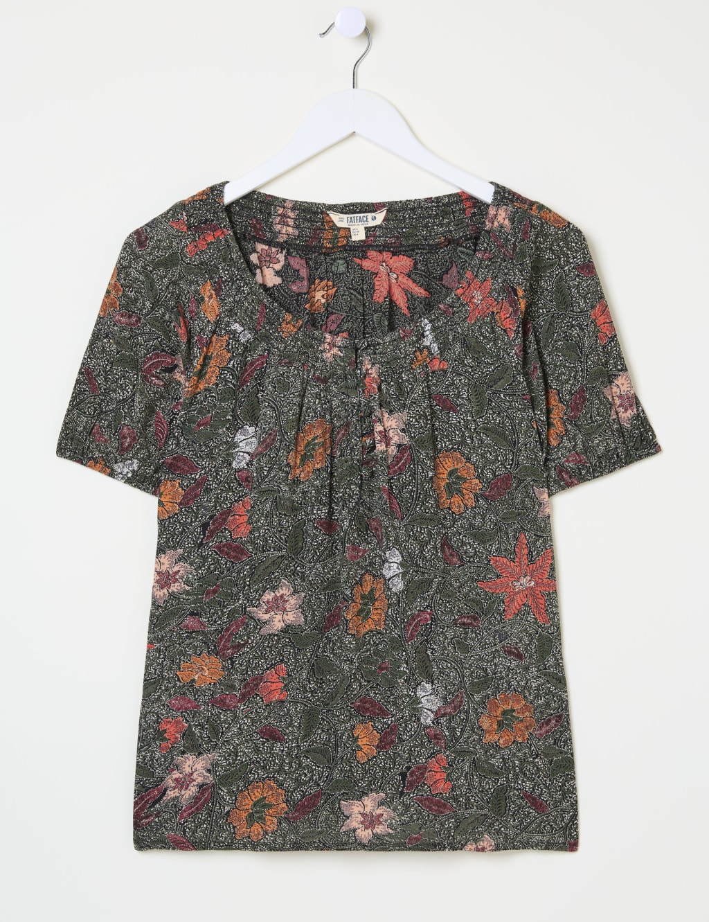 Floral Round Neck Blouse 2 of 5