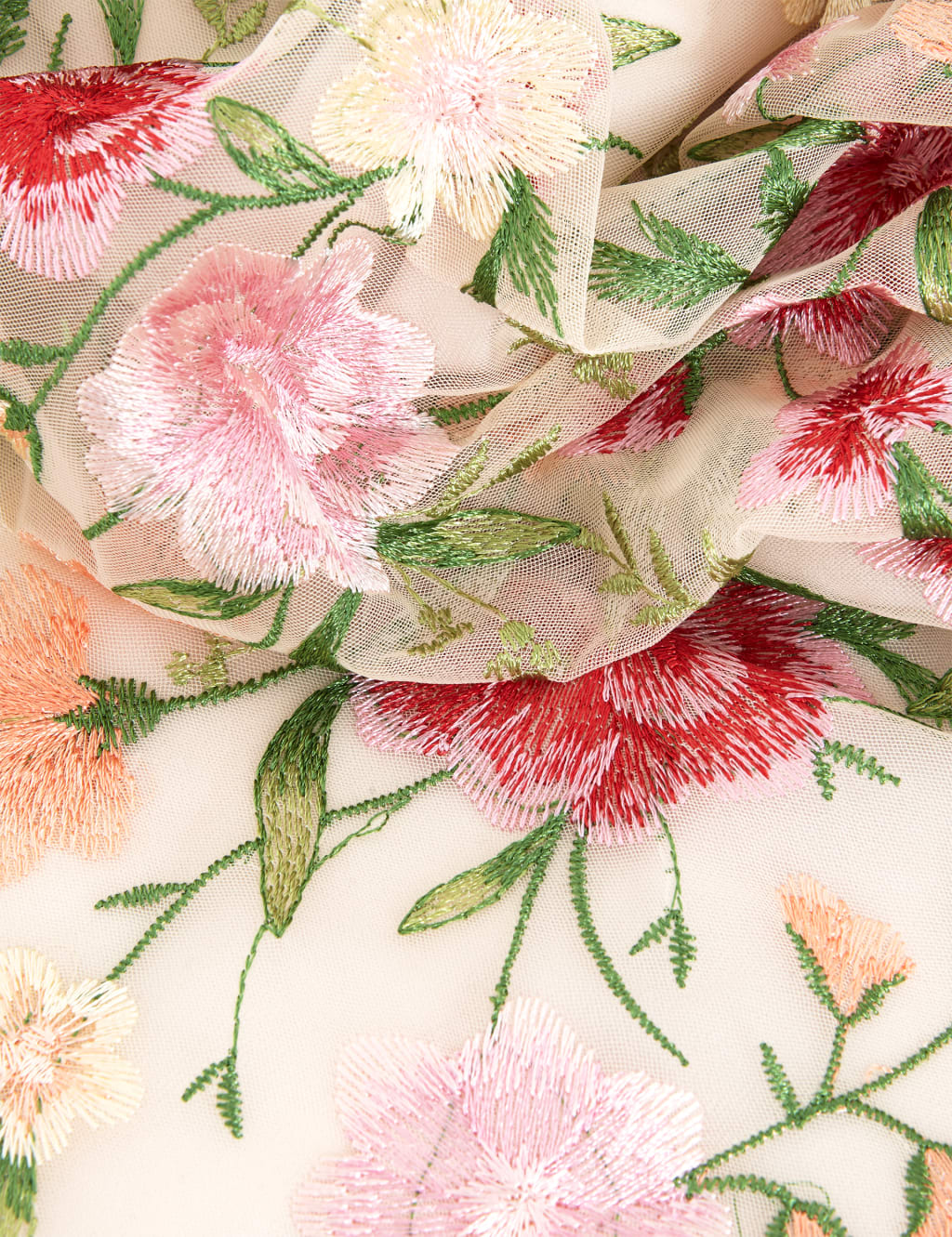 Embroidered Midi Waisted Dress 10 of 10