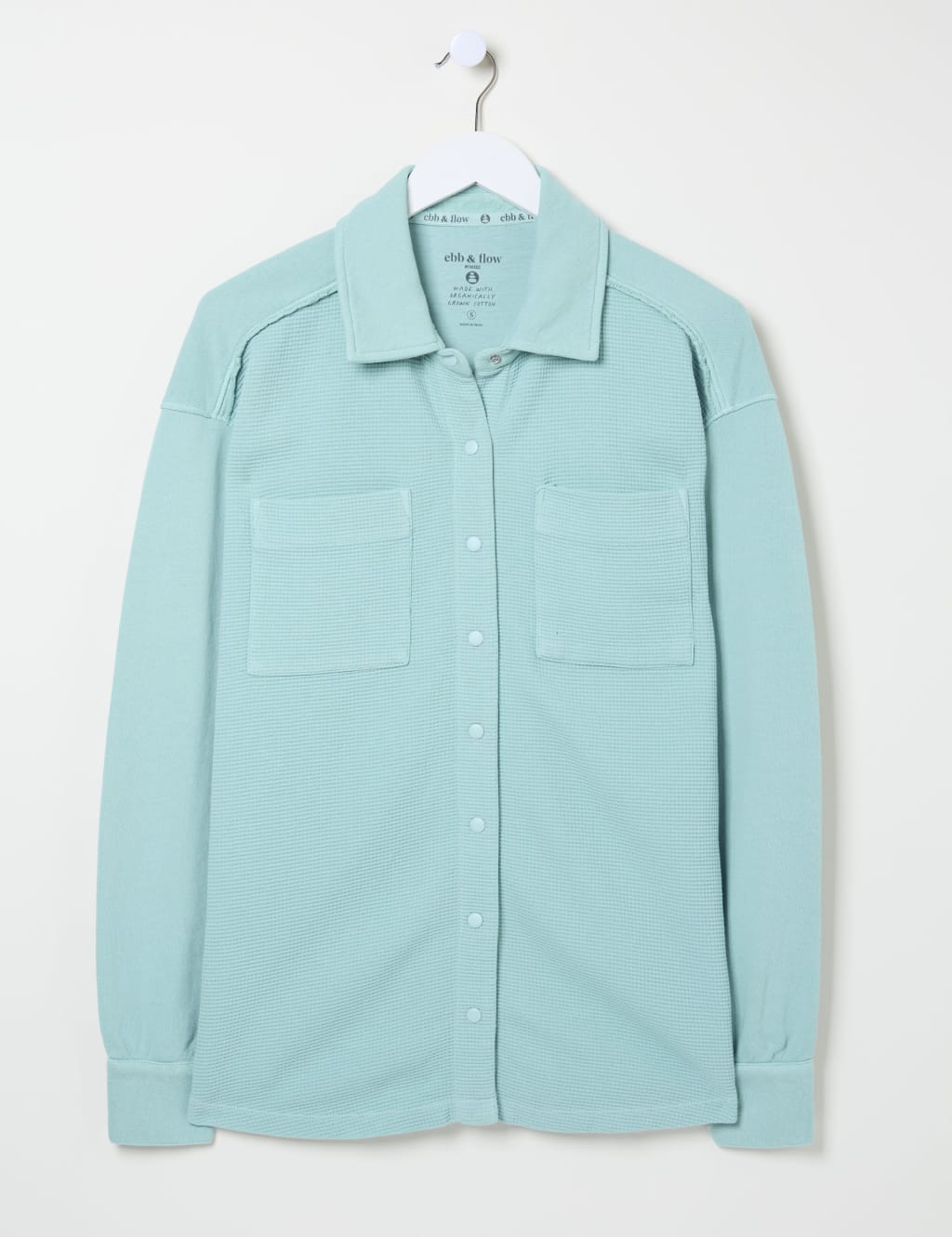 Pure Cotton Waffle Collared Shirt 2 of 6