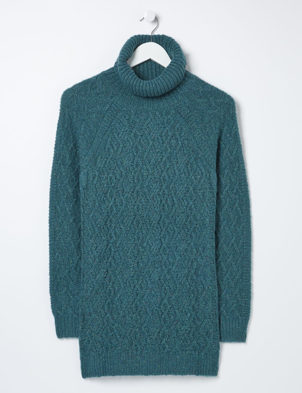 Cable Knit Roll Neck Tunic 2 of 4