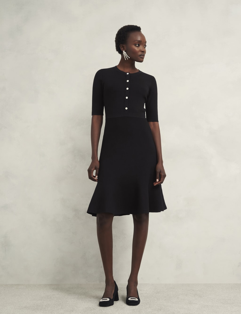 M&s knitted dress top