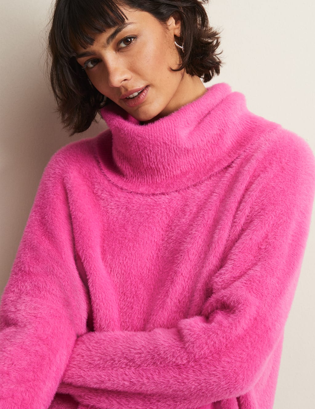 Textured Roll Neck Knitted Top 6 of 6