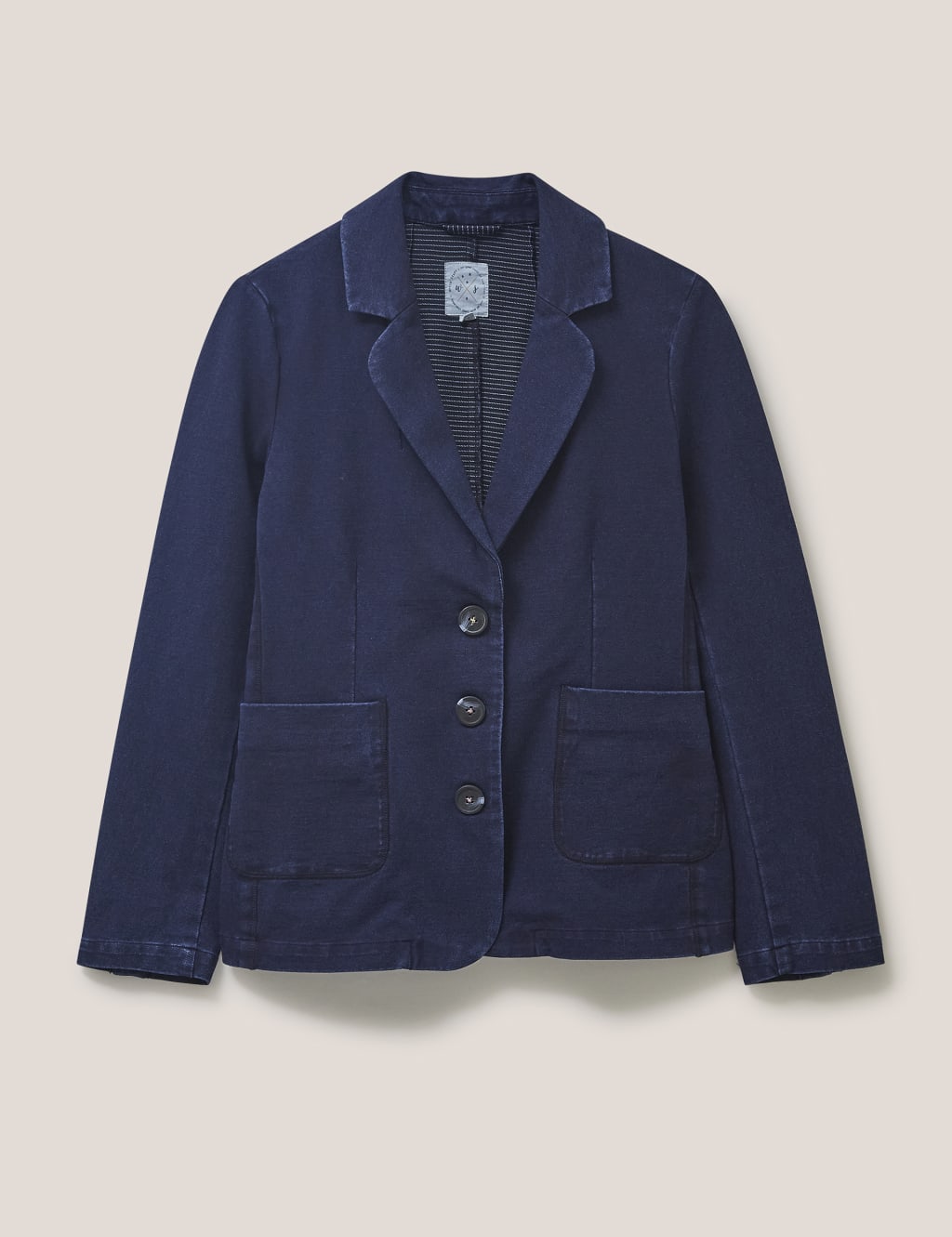 Jersey Blazer Jacket White Stuff M S