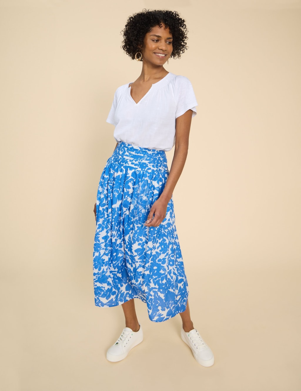 Pure Cotton Embroidered Top 3 of 6