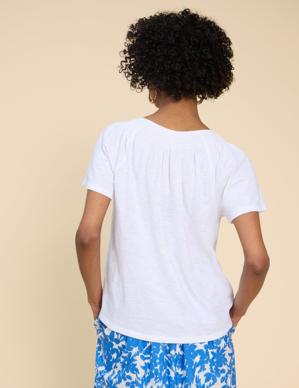 Pure Cotton Embroidered Top 4 of 6