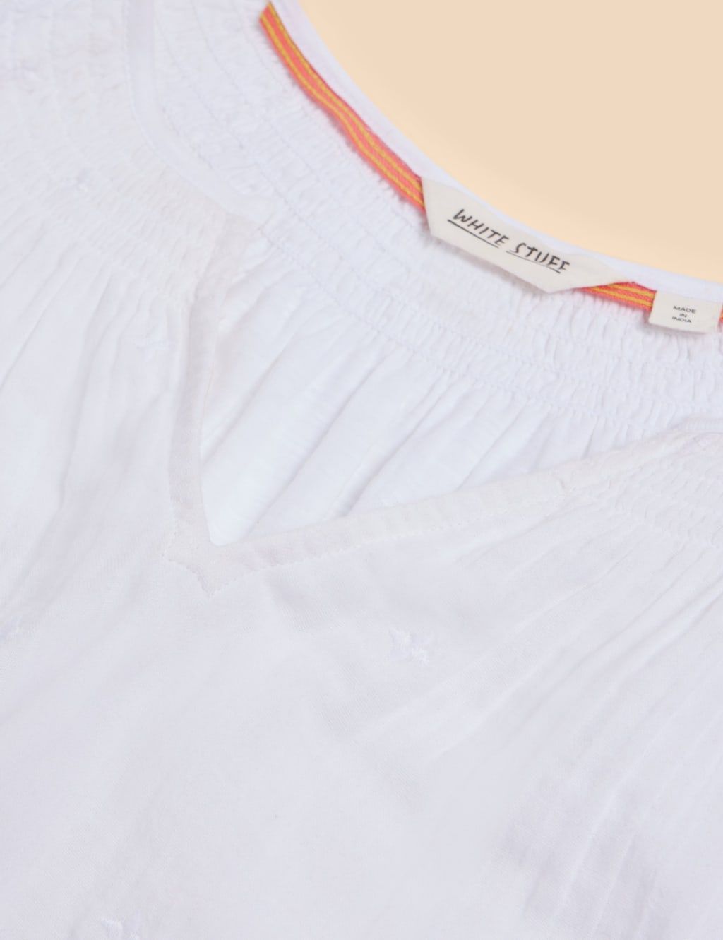 Pure Cotton Embroidered Top 6 of 6