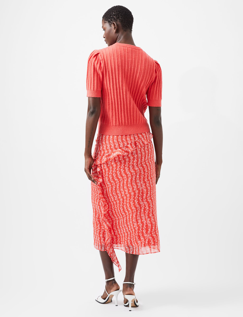 Ribbed Round Neck Knitted Top 3 of 4