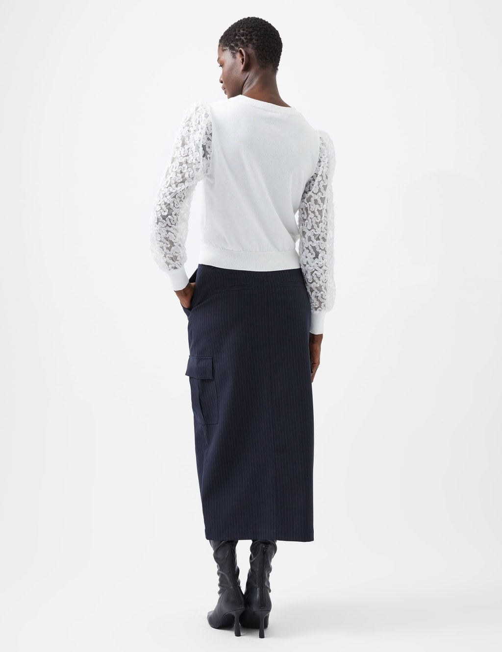 Embellished Sleeve Jumper 3 of 4