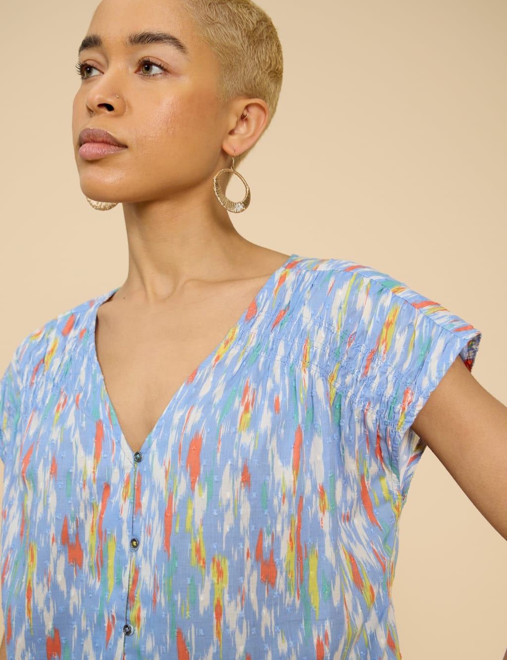 Pure Cotton Printed Vest 5 of 6
