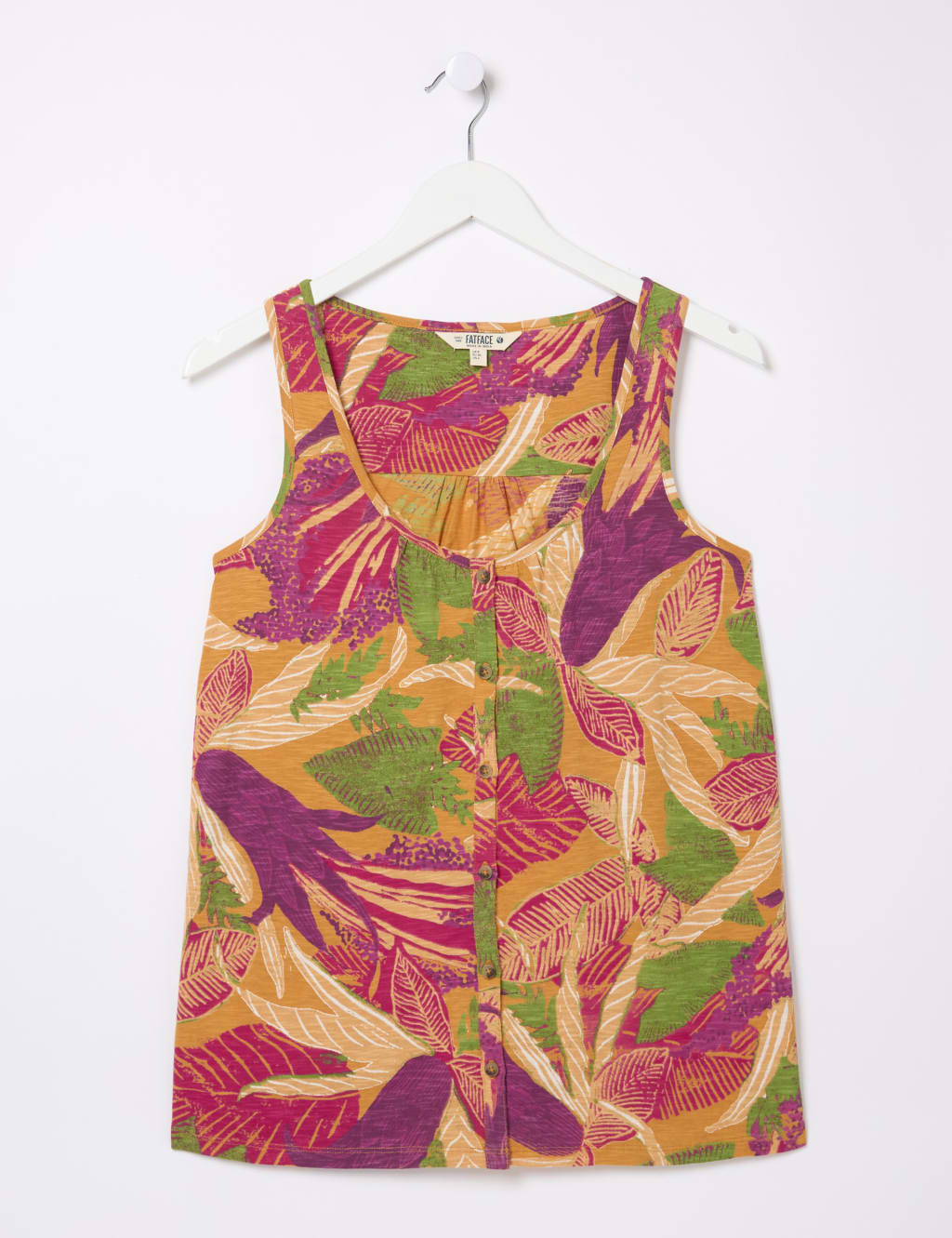Cotton Rich Floral Vest 2 of 5