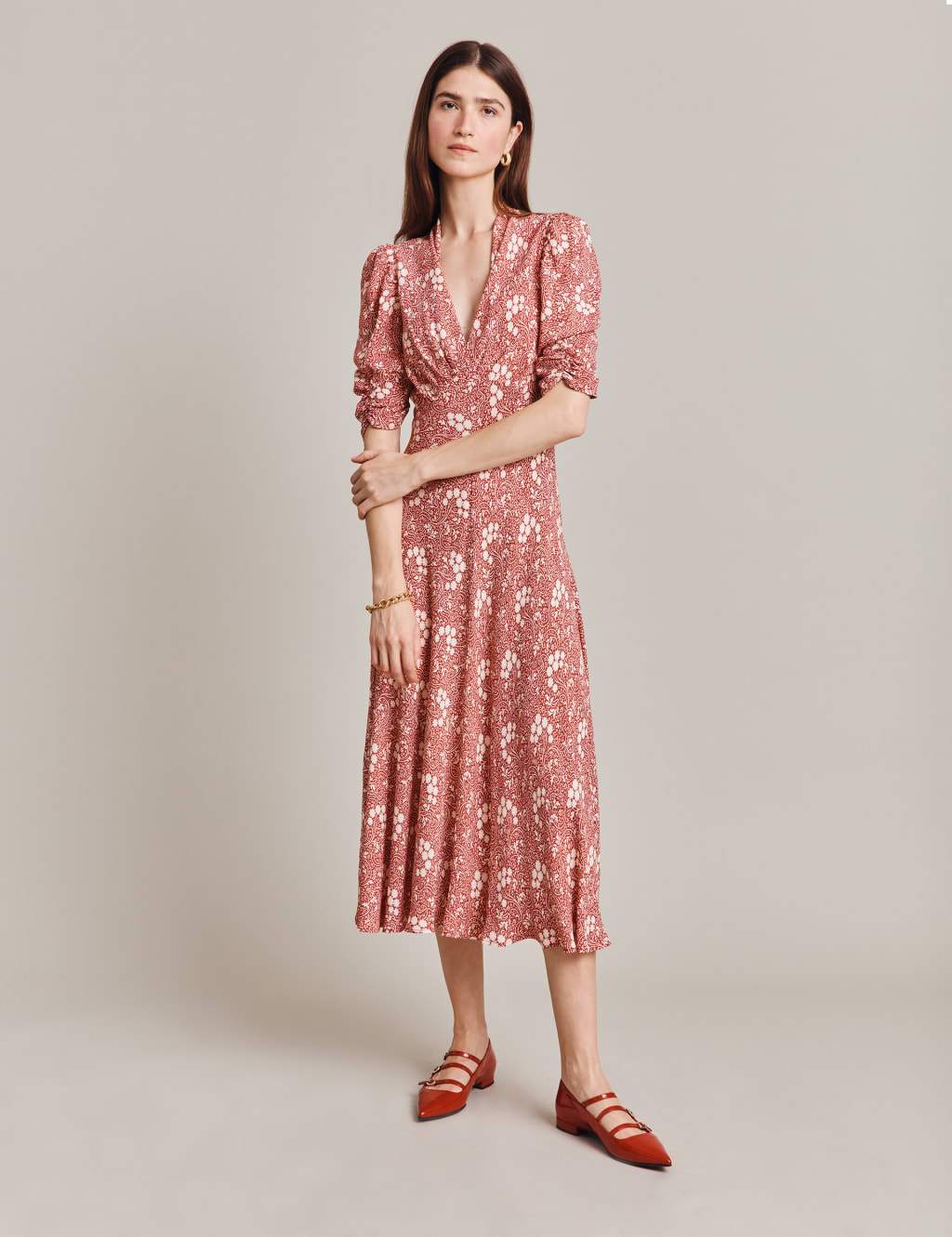 Vintage midi tea dress cheap